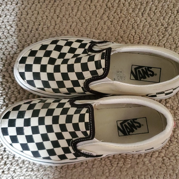 boys checkered vans